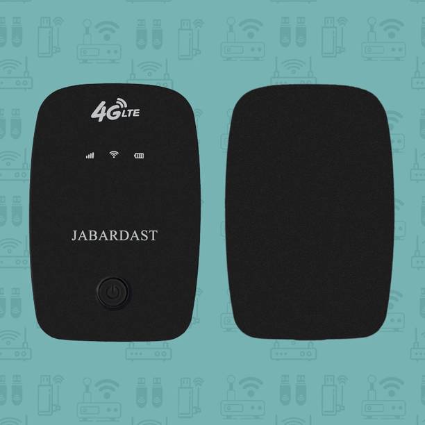 Jabardast Portable 4G LTE Dongle | Supports 10 Devices, 2100mAh Battery 150 Mbps Data Card ,Calls not Supported