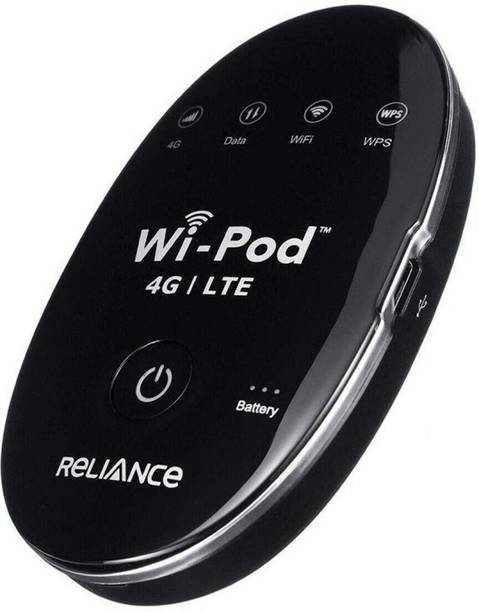 Nexta Reliance Wi-Pod WD670 4G LTE Dongle All Sim Supported 4G Router Data Card