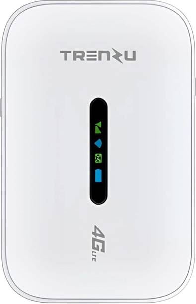 Trenzu 4G/5G LTE WiFi Dongle | WiFi Dongle for Travel| Universal SIM Support 300 Mbps Data Card ,Calls not Supported