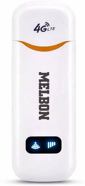 Melbon 4G LTE USB Dongle | SIM Supported | High Speed Internet for Laptop & PC 150 Mbps Data Card ,Calls not Supported
