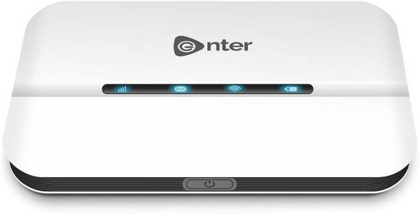 Enter 4G wi-fi hotspot dongle,all sim support,Plug nPlay 2100mAh battery,300Mbps,8user 300 Mbps Data Card ,Calls not Supported