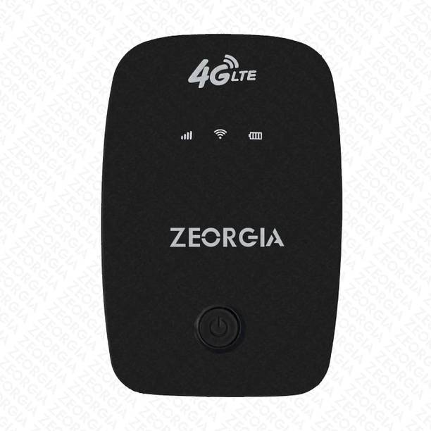Zeorgia 4G LTE Portable WiFi Hotspot Dongle with All SIM Network Support Data Card