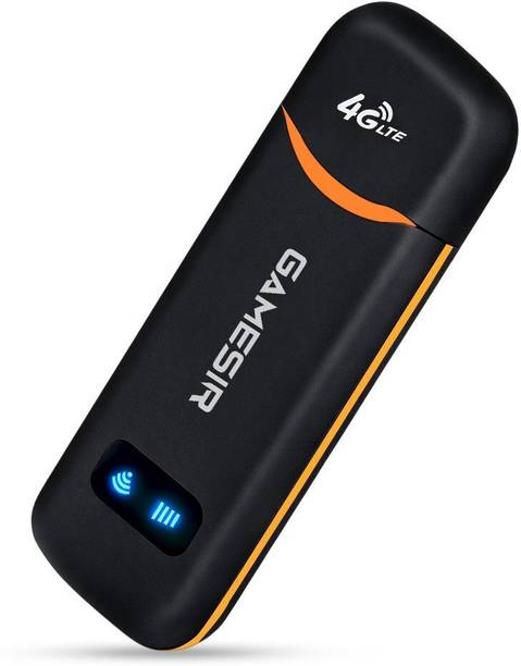 गेमसर 4G LTE USB Dongle | SIM Supported | High Speed Internet for Laptop & PC डेटा कार्ड