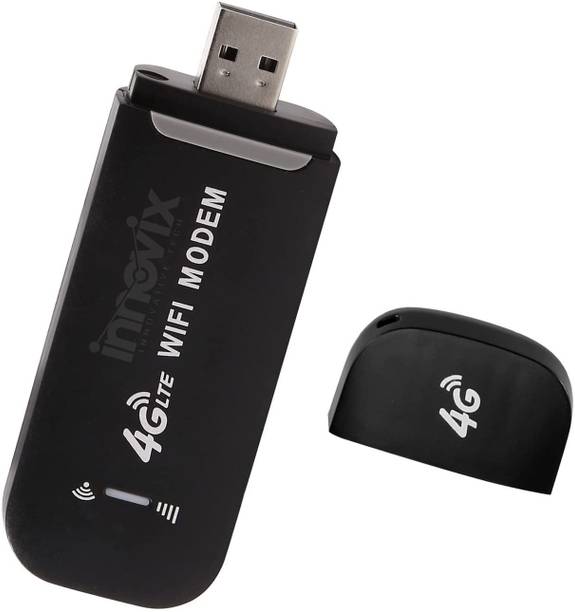 इनोविक्स 4G LTE Wireless USB Data card Dongle Stick with All SIM Network Support डेटा कार्ड