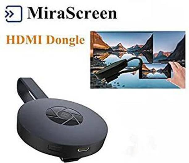 VELOGK 4K Screen Mirroring chomecast Dongle Compatible with Android, Mac iOS, Windows 300 Mbps Data Card ,Calls not Supported