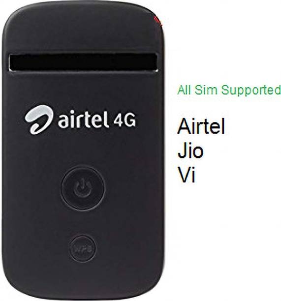 Airtel ZTE MF90 MIFI Unlocked Router(all Sim Supported) 150 Mbps Data Card ,Calls not Supported