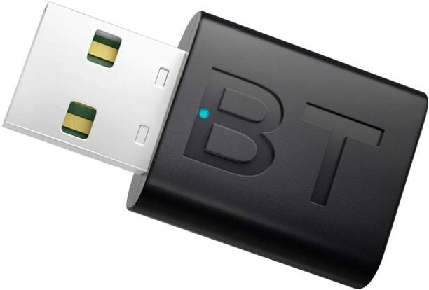 Techdash 2 in 1 Bluetooth 5.0 Transmitter Receiver, USB Bluetooth Transmitter for TV 21.6 Mbps Data Card ,Calls not Supported