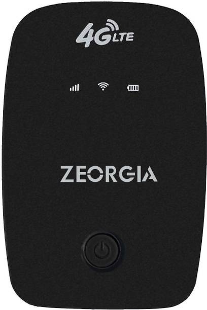 Zeorgia Single Band 4G LTE USB Dongle | Multi SIM Support, 2100mAh Battery Backup 150 Mbps Data Card ,Calls not Supported