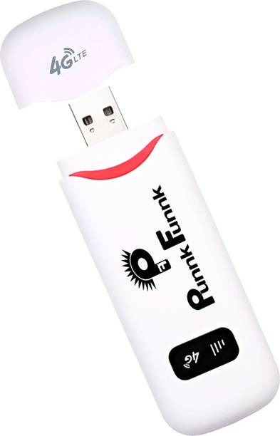 PunnkFunnk 4GLTE 4G USB MODEM with WI-FI HOTSPOT DONGLE - Support All SIM Data Card Data Card