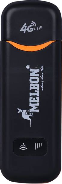 Melbon 4G LTE WiFi USB Dongle Stick with All SIM Network Support, Plug & Play Data Card