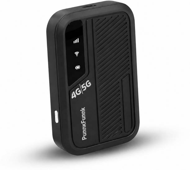 PunnkFunnk WT12 Mifi Wireless Modem Dongle with SIM Support – Portable Internet Device 300 Mbps Data Card ,Calls not Supported