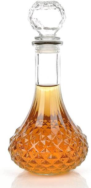 VM PARTNER Whiskey Decanter Liquor for Alcohol, Wine, Scotch, Brandy Lead-Free Crystal Scotch, Bourbon Decanter