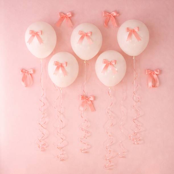 DASIA White & Pink Theme Birthday Decoration Items for Girls, Bride to Be Decor for Girls & Women