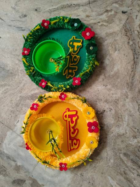 Shri shyam solutions Wood Decorative Platter