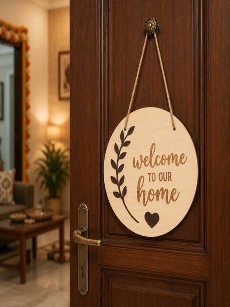 LASER ART door decoration Wood Decorative Platter
