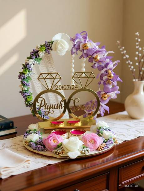 RN COLLECTION Wood Decorative Platter