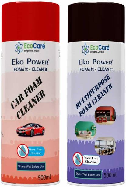 Eko Power Foam Cleaner Combo car and multipurposer 500ml each Degreasing Spray