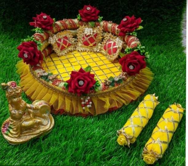 RanaCreation Kanha ji singhasan (size 5-8) Dress