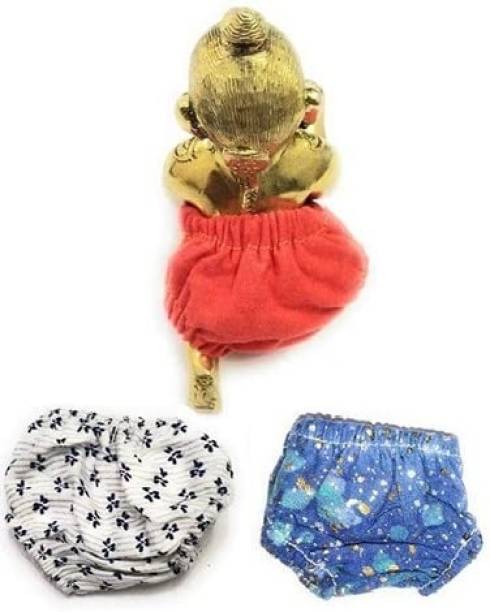 Firmus LADDU GOPAL JI NAPPY, VERY SOFT AND COMFORT FOR SUMMER PACK OF 2 PCS. SIZE:-5 Dress