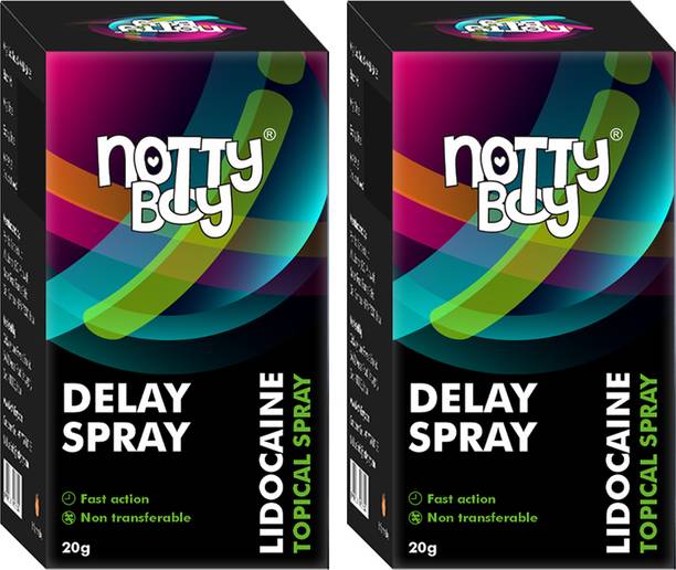 NottyBoy Lidocaine delay Spray For Men- Pack of 2
