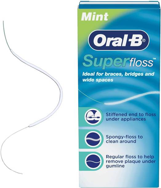 Oral-B Super Floss Dental Floss Original 50 Pre-Cut Strands