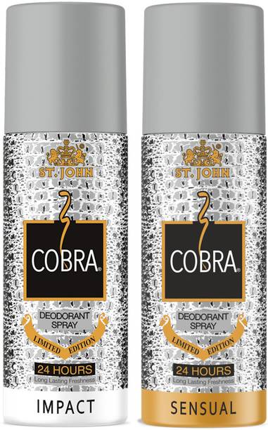 ST-JOHN Limited Edition Impact & Sensual Deodorant Bold & Long Lasting Deodorant Spray  -  For Men & Women