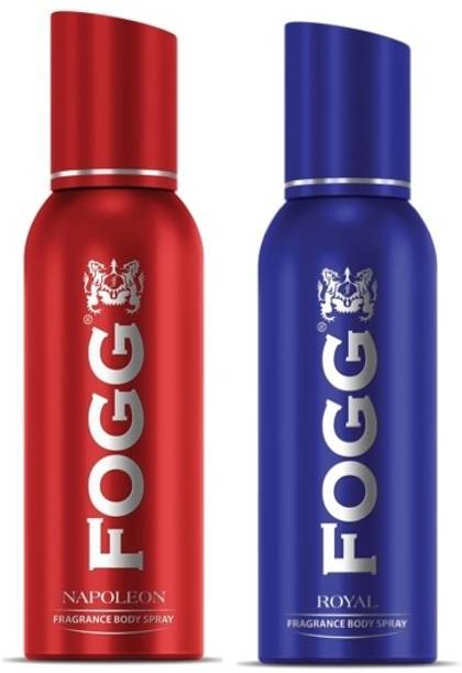 फॉग Royal + Napoleon - 175ml Each (Pack of 2)  -  पुरुषों के लिए