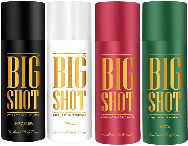 ऑस्कर Big Shot Deodorant Jazz Club, Privee & Eros (150ml each)  -  पुरुषों के लिए