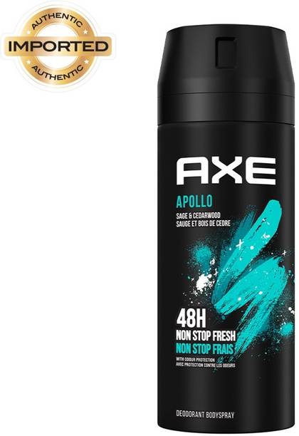 AXE Apollo Sage & Cedarwood Deodorant Body Spray for Men | Invigorating Scent Perfume Body Spray  -  For Men