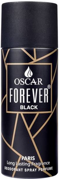 ऑस्कर Forever Paris Black Body Spray with Long Lasting Woody fragrance  -  पुरुषों के लिए
