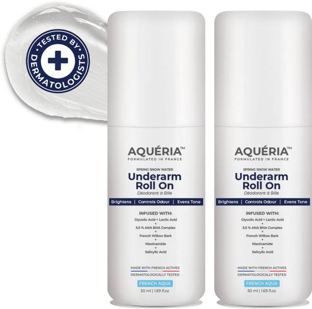 Save ₹957 - 83% Off Aqua Fragrance Deodorant Roll-on (150ml, 3 Pack) - AHA BHA, Niacinamide