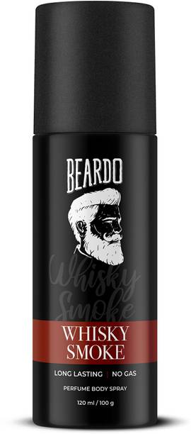 BEARDO Whisky Smoke Perfume Body Spray| No Gas | Long Lasting Deodorant Spray  -  For Men