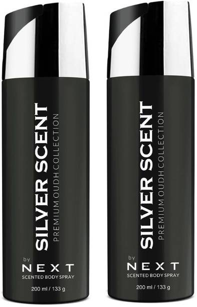 NEXT SILVER SCENT OUDH DEO PACK OF 2 Deodorant Spray  -  For Men & Women