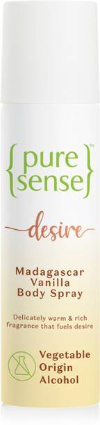 पुरेसेंस Desire Madagascar Vanilla Body Spray Long Lasting No Gas  -  पुरुषों और महिलाओं के लिए