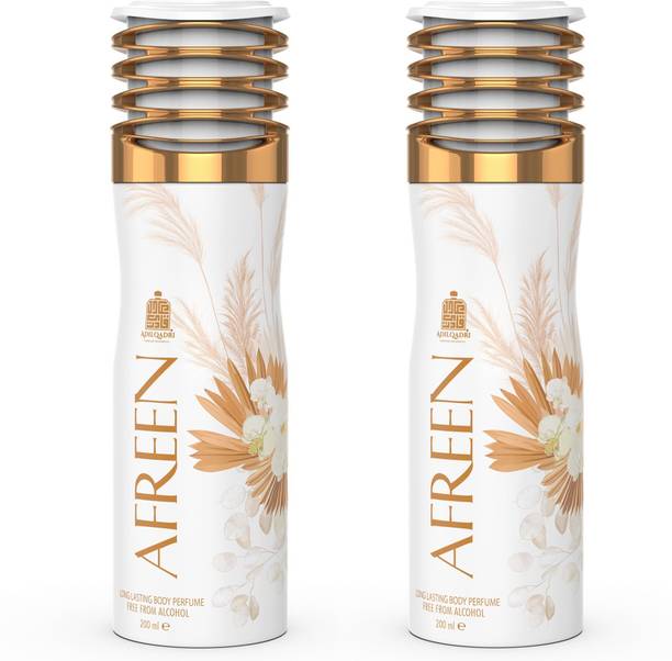 Adilqadri Afreen Floral Fruity Fragrance 100% Alcohol Free Deodorant Body Spray Deodorant Spray  -  For Men & Women