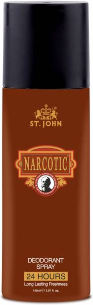 ST-JOHN Cobra Deodorant Limited Edition Narcotic | 24 Hr Long Lasting Deo Deodorant Spray  -  For Men