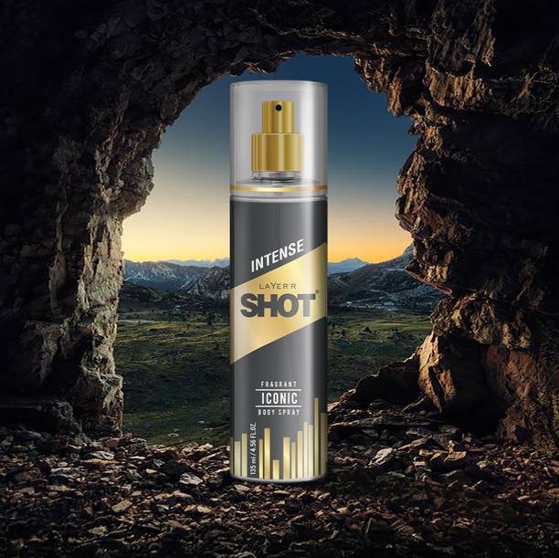 LAYER'R SHOT GOLD ICONIC 135ml Body Spray  -  For Men