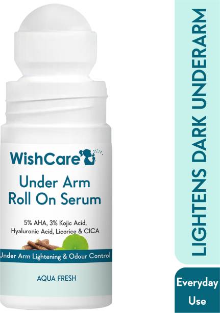 WishCare Underarm Roll On Serum-5% AHA, 3% Kojic Acid Deodorant Roll-on  -  For Men & Women