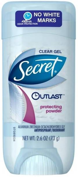 Secret Outlast Antiperspirant & Deodorant Clear Gel Protecting Powder Deodorant Stick  -  For Women