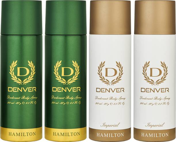 DENVER Hamilton and Imperial Each 2 Deodorant Spray  -  For Men