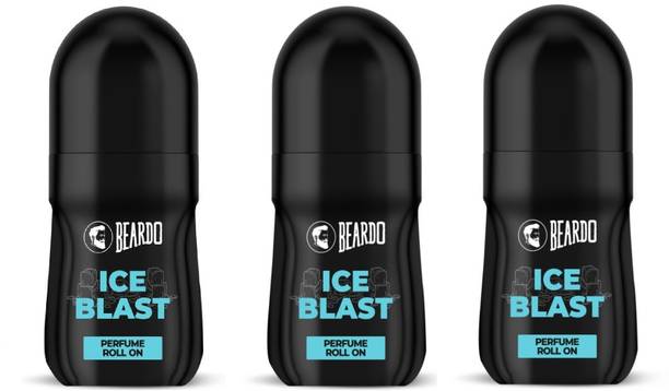BEARDO Ice Blast Perfume Roll On | Long Lasting Fresh | Menthol, Musk & Woody Deodorant Roll-on  -  For Men & Women