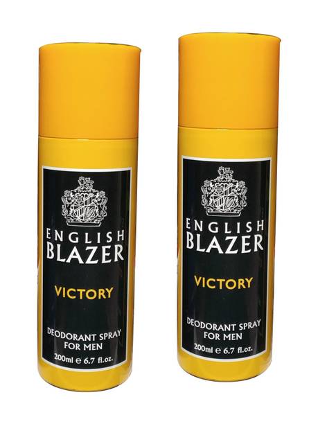 English BLAZER VICTORY (PACK OF 2) Deodorant Spray - For Men