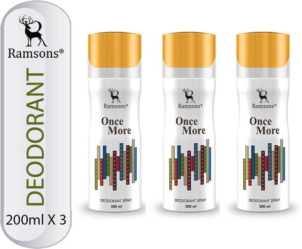 RAMSONS Once More Deodorant Spray  -  For Men & Women