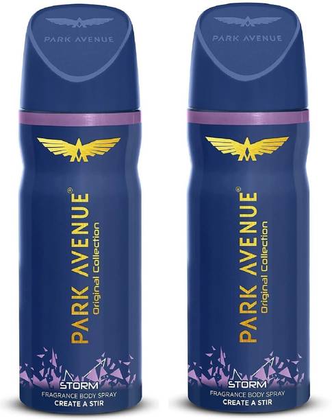 PARK AVENUE New STORM DEODORANT FOR MEN, 150ML PK OF 2 Deodorant Spray  -  For Men