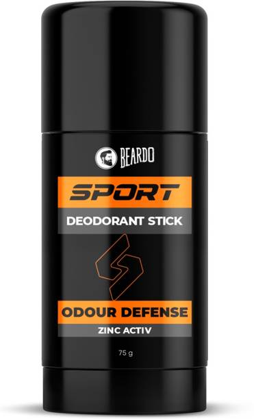 BEARDO Sport Deodorant Stick | | Long Lasting Freshness | Odour Defense Zinc Activ Deodorant Roll-on  -  For Men