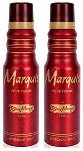 Remy Marquis POUR FEMME DEODORANT SPRAY 175 ML PACK OF 2 Deodorant Spray  -  For Men & Women