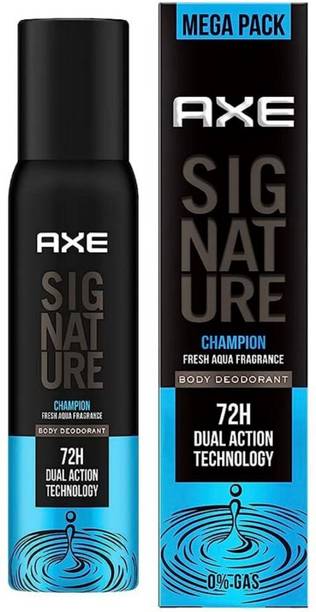 AXE Signature Champion No Gas Body Deodorant For Men Pack of 1 Deodorant Spray  -  For Men