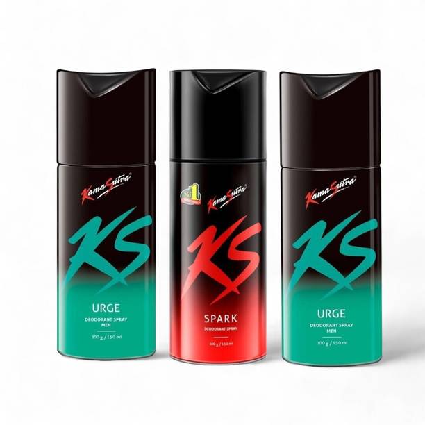 KS New spark Spray With Urge Spray Deodorant Spray  -  For Men & Women