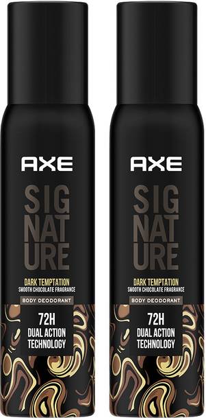 AXE SIGNATURE Dark Temptation Deodorant No Gas Body Perfume Deodorant Spray - For Men