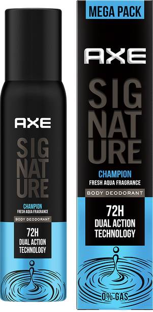 AXE Signature ChampionDeodorant No Gas Body Perfume Deodorant Spray  -  For Men